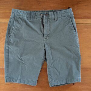 Bonobos Stretch Washed Chino Shorts | green | 29" waist 9" inseam